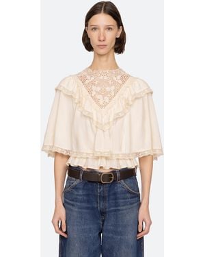 Sea Shanna Capelet Top - Blue