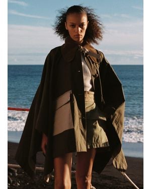 Sea Carolina Poncho - Green