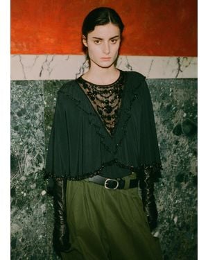 Sea Shanna Beaded Top - Green