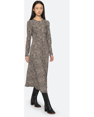 Sea Charlize L/s Dress - Natural