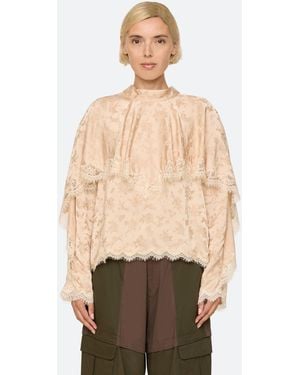 Sea Shay L/s Top - Natural