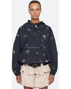 Sea Claira Windbreaker - Blue