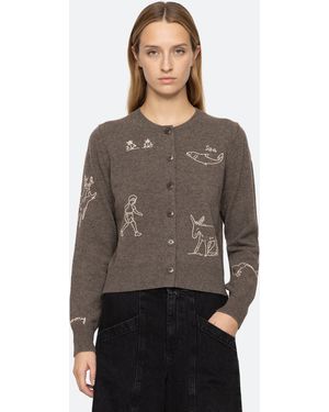 Sea Demi Cardigan - Gray