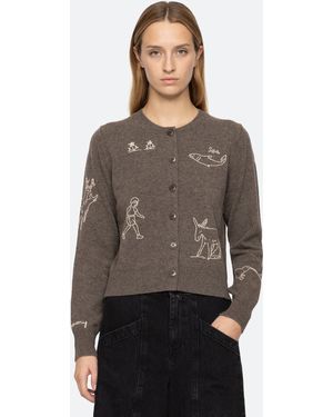 Sea Demi Cardigan - Gray