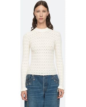 Sea Rue Sweater - White