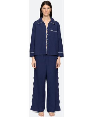 Sea Vesta Pj Set - Blue