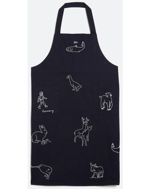 Sea Demi Apron - Blue
