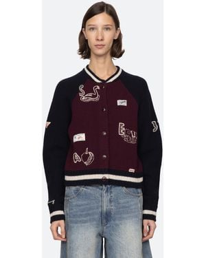 Sea Archer Cardigan - Red