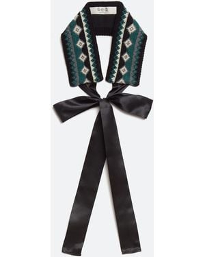Sea Inez Fair Isle Headband - Green