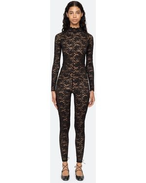 Sea Lilian Catsuit - Black