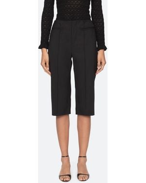 Sea Elisa Tropical Wool Capri - Black