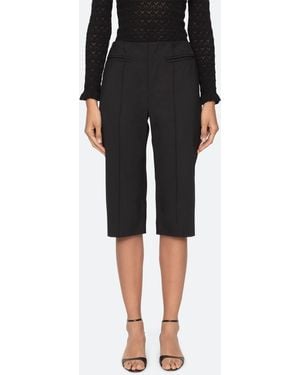 Sea Elisa Tropical Wool Capri - Black