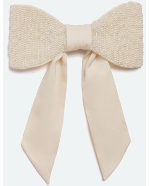 Sea Seraphine Bow Clip - Natural