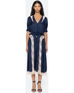 Sea Ethel Midi Dress - Blue