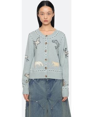 Sea Winslow Cardigan - Blue