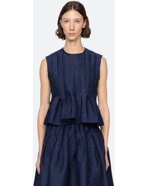 Sea Fayetta Top - Blue