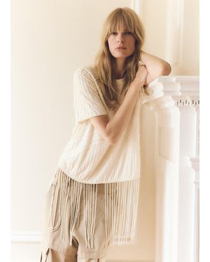 Sea Carlotta S/s Top - Natural