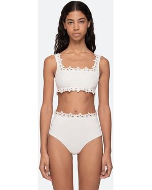 Sea Leila Bikini Top - White