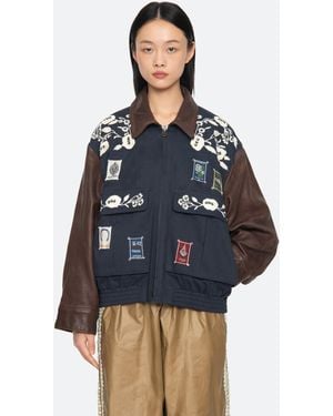Sea Georgie Combo Jacket - Blue