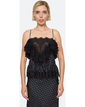 Sea Jeanne Cami - Black