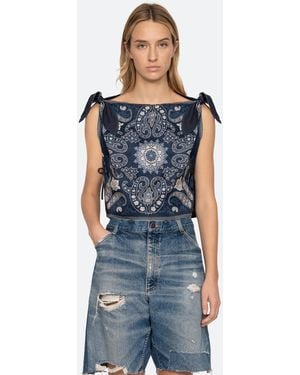 Sea Emelina Top - Blue