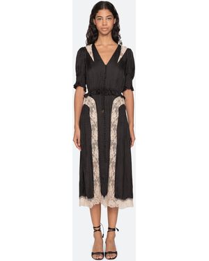 Sea Ethel Midi Dress - Black
