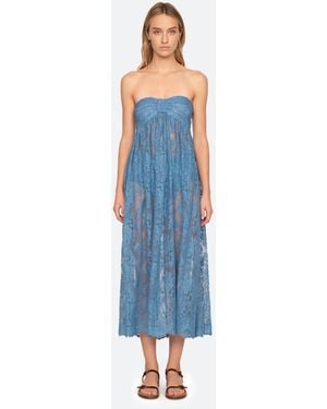 Sea Carmella Lace Dress - Blue