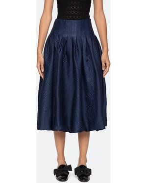 Sea Fayetta Skirt - Blue