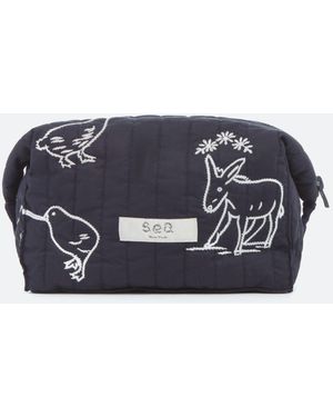 Sea Demi Cosmetic Bag - Blue