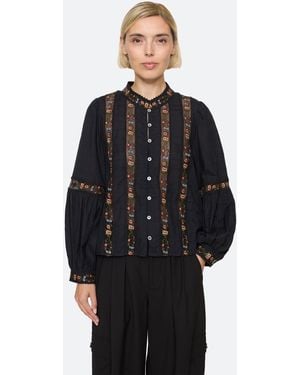 Sea Kaiya Blouse - Black