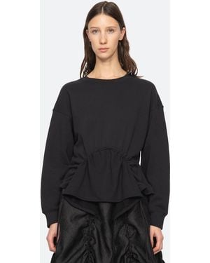 Sea Elegi Sweatshirt - Black