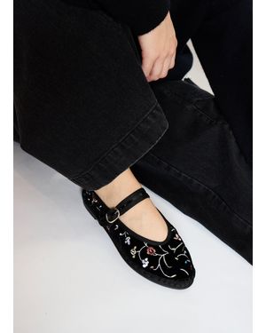 Sea Priscilla Mary Jane Flats - Black
