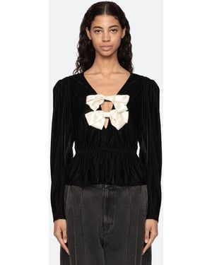 Sea Seraphine Top - Black