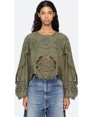 Sea Gardener L/s Top - Green