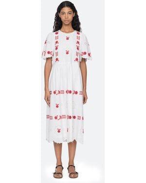 Sea Catharina S/s Dress - White