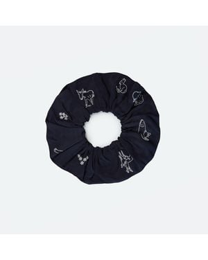 Sea Demi Scrunchie - Blue