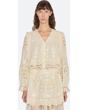 Sea Lovena L/s Top - Natural