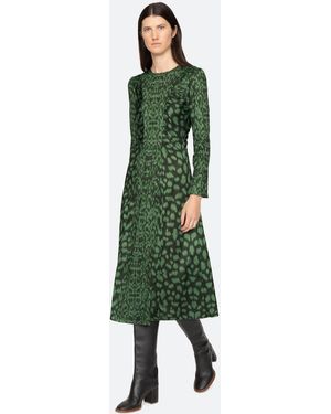 Sea Claude L/s Dress - Green
