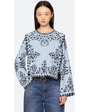 Sea Frances Top - Blue