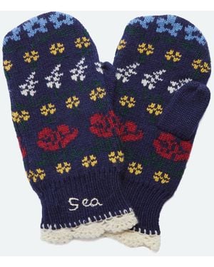 Sea Preston Mittens - Blue