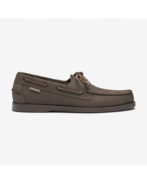 Sebago Docksides Portland Nubuck - Grigio
