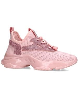 Steve Madden Match Re Trainers Fabric - Pink