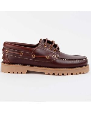 Purapiel Loafers Pullnaus3 Leather - Brown