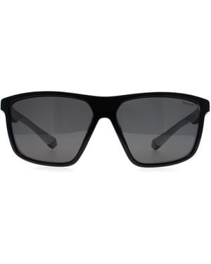 Polaroid Sport Rectangular Polarized Pld 7044/S - Black