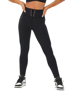 Pour Moi Energy Eyelet Leggings - Black