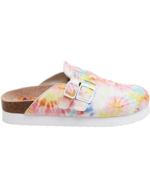 Rocket Dog Ladies Abelplus Tucker Tie Dye Mules (Pastel/Multicoloured)