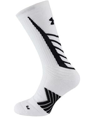 Under Armour Undeniable Crew Socks - White