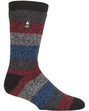 Heat Holders Extra Thick Thermal Socks For Winter - Blue
