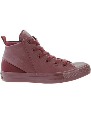 Converse Chuck Taylor All Star Selene Monochrome Plimsolls Leather - Purple