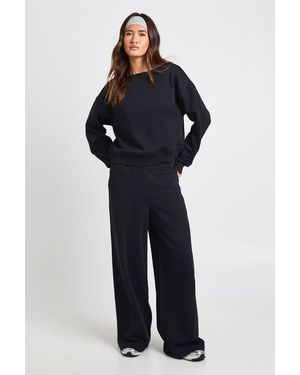 Boohoo Boat Neck Sweatshirt Tracksuit - Blue